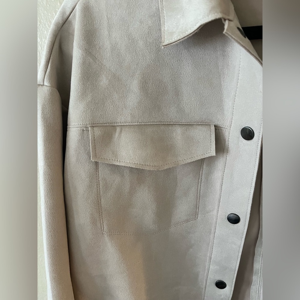 Neutral Fall Shacket - Picture 2 of 5